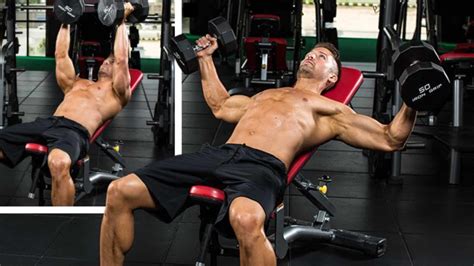 The incline dumbbell chest fly is an upper body isolation exercise targeting the upper chest and is typically used with aesthetic goals in mind. It will require less weight than an incline press, which makes it a great hypertrophy exercise with high reps.